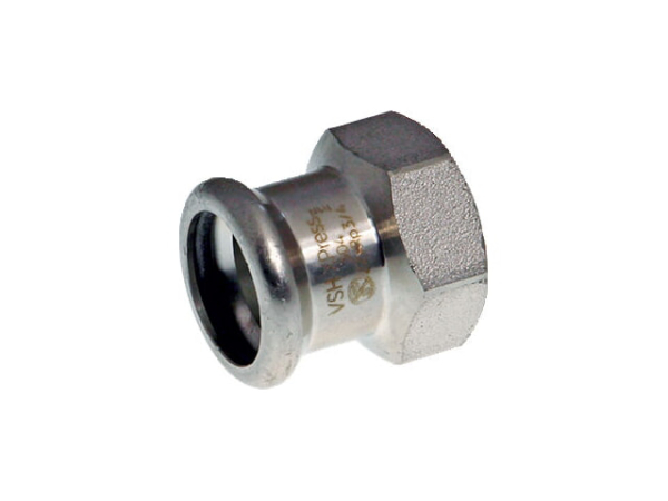 Buderus Logafix Edelstahl Übergangsmuffe DN32 35xRp1 1/4 M-Kontur V2A EPDM O-Ring LBP-Funktion Innengewinde x Innengewinde