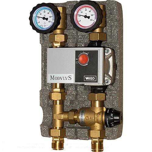 Konstantwert-Regelkreis Easyflow DN20(3/4") Einstellber.20-45°C WMZ,Pumpe Yonos Para RS 15/6 RKC