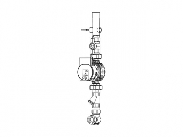 Sailer Zirkulationseinheit Z-40 zum Einbau in Frischwasserstation FRIWASTA BASIC 40 l/min