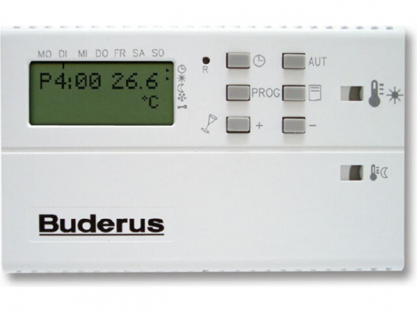 Buderus 4511180 Raumtemp-Regler 2ST elektron m Schaltuhr