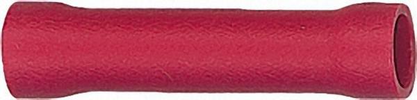Stoßverbinder isoliert Farbe rot, bis 1,5mm² VPE = 100 Stück
