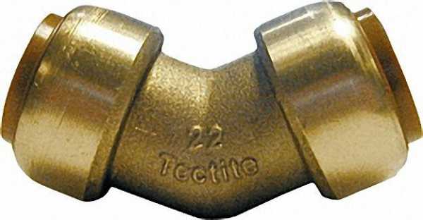 Steckfitting Bogen 45° i/i 18mm Typ T041