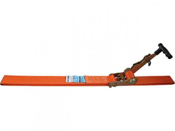 Verzurrgurt, einteilig DIN EN12195-2, Orange Gurt 50mm, Länge 10m