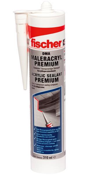 Fischer 512186 Maleracryl Premium DMA 310ml weiß Fischer 512186 Maleracryl Premium DMA 310ml weiß
