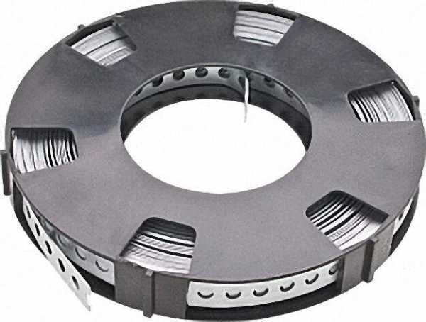 Lochband verzinkt in Kassette 12mm x 10m