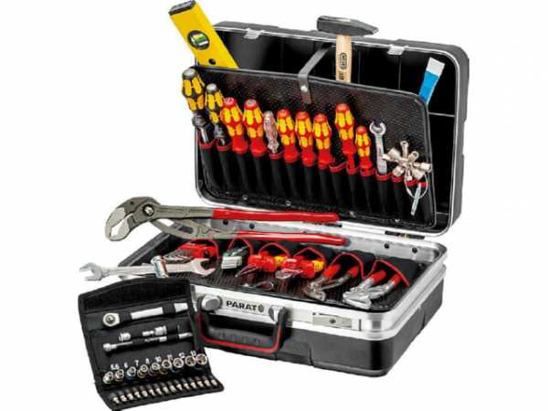 Sanitär-Werkzeug-Set KNIPEX im Koffer 52-teilig