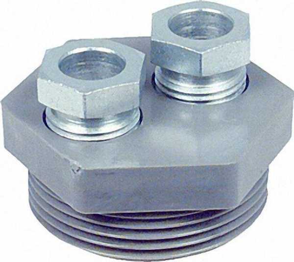 Stopfbuchs-Verschraubung SBV R 1 1/2'' Universal 8, 10, 12mm Kunststoff doppelt
