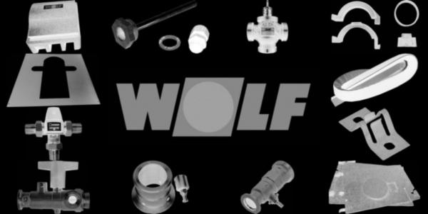 WOLF 2484307 Seitenverkleidung hinten links unteninkl. Befestigungsmaterial weiß