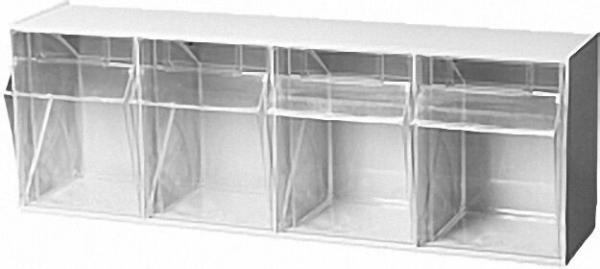 Sichtlagerkasten transparent 4 - fach