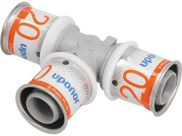 Uponor S-Press PLUS T-Stück PPSU Ø32mm-Ø32mm-Ø32mm