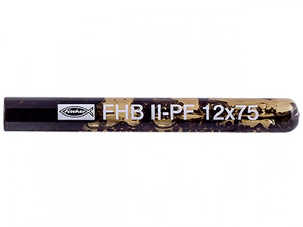 Fischer Mörtelpatrone FHB II-PF 12x75, 500548, VPE 10 Stück