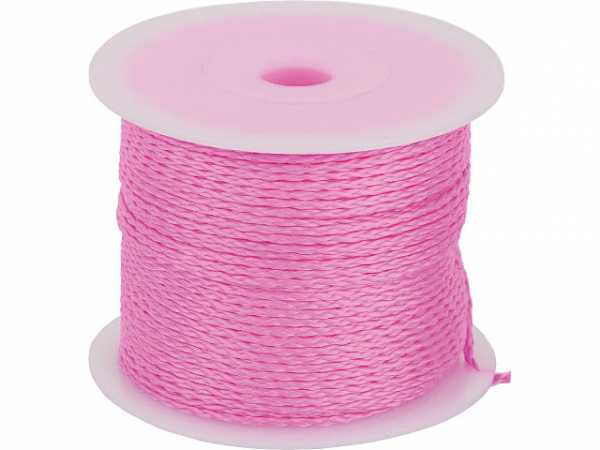 Maurerschnur pink, 2mmx100m fluoriszierend