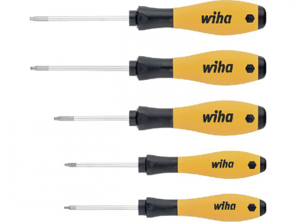 ESD-Schraubendreher-Satz Wiha SoftFinish TORX 5-teilig