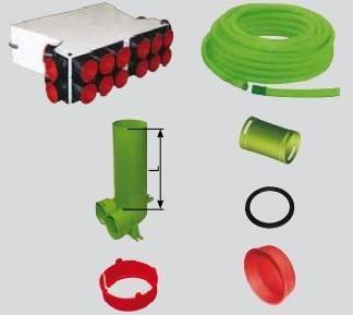 WOLF 2577414Z23 Zubehörpaket CWL-F-150 Excellent Rohbau DN125 75mm, mit glatter Innenhaut