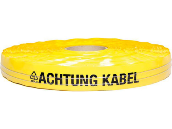 Ortungsband 'Achtung Kabel' gelb