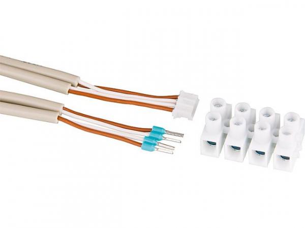 Adapterkabel PWM/0-10V für Resol Regelungen, Kabel 200mm, mit Stecker und Klemme