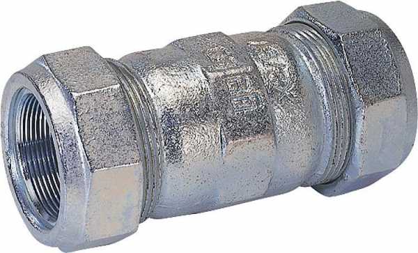 GEBO Temperguss-Klemmverbinder (i/i) Gas PN 4, Wasser PN 10, Typ O 1/2'' (21,3)