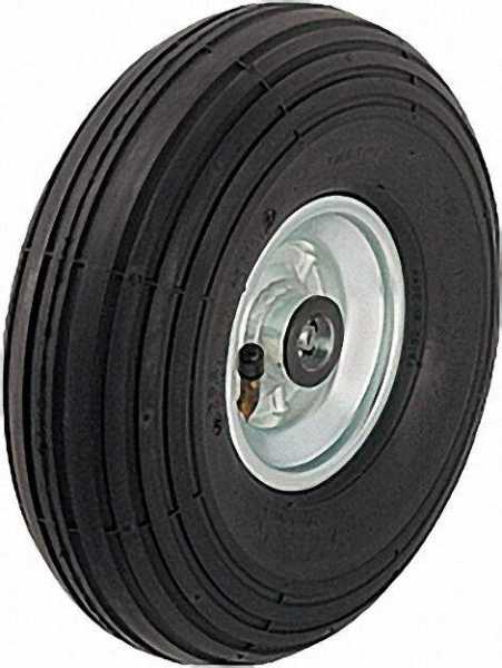 BLICKLE Luftreifen mit Rillenprofil P 200/20-60R, Tragfähigkeit 75 kg Rad D= 200mm, Achsloch D= 20mm