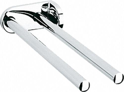 Handtuchhalter, zweiarmig aus Metall, ausziehbar Länge: 400mm