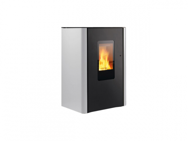 Buderus Pellet-Primärofen, Jack SX air+, 2-6 kW, Steuerung S4, Stahl black/white, 7736602206