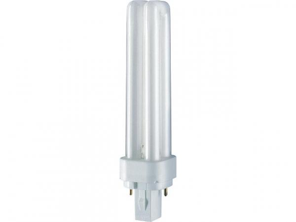 Energiesparlampe Dulux D für KVG 13W/830 Warm White