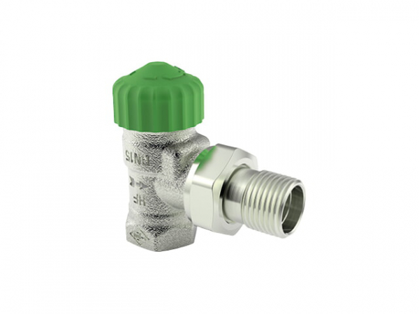 Buderus HEIMEIER Thermostat-Ventilunterteil Eclipse 300, Eckform, DN15 7738339535