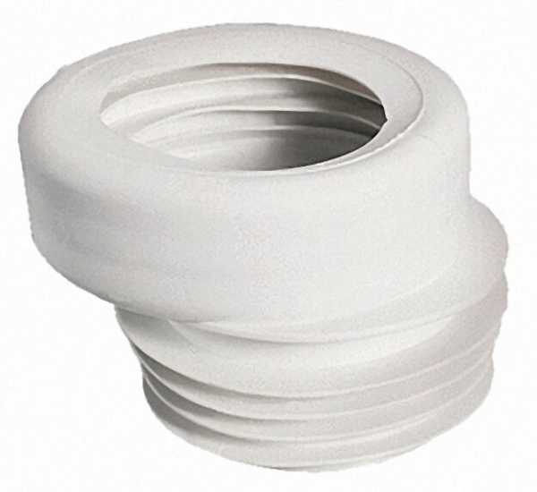WC-Anschluss exzentrisch Durchmesser 100 x 100 Farbe: weiss
