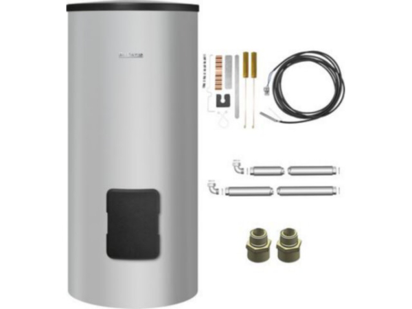 Buderus Logaplus Warmwasserspeicher Set SU300.5S mit Edelstahlleitungen, Fühler, MAPLW C 7739622522