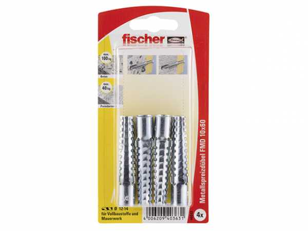 Fischer Metallspreizdübel FMD 10x60, 40363 SB-Programm