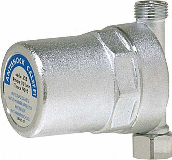 Wasserschlagdämpfer mit Eckventilanschluss