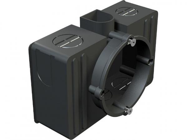 Unterputz-Geräte-/Verbindungs- kasten D=60mm Typ UG 60 VK, schwarz / 1 Stück