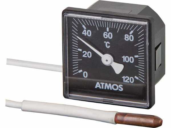 ATMOS Thermometer im Kesselschaltfeld