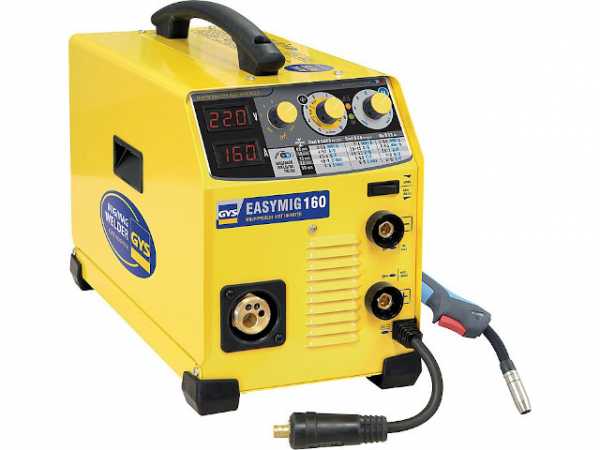 E-Handschweißinverter GYS EASYMIG 160 230V, 50/60Hz einphasig