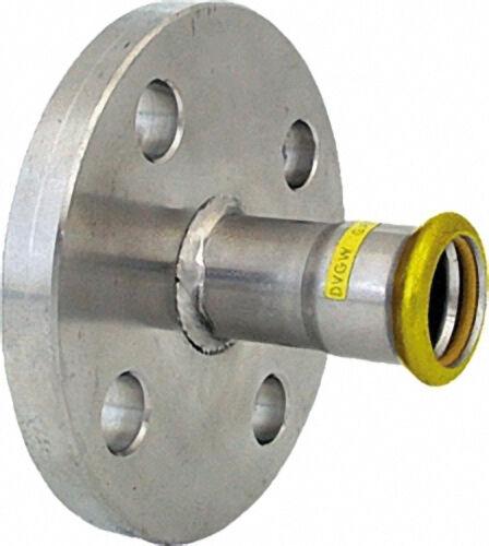 Edelstahl-Pressfitting Gas Uebergangsgflansch PN 16, DN 88,9