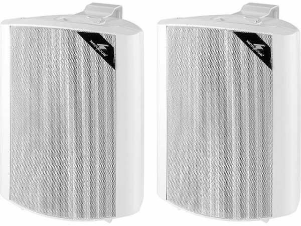 2-Wege Lautsprecherboxset 60W, weiß