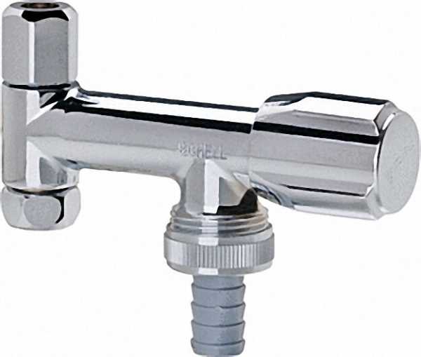 SCHELL Geräteventil COMFORT Comfort-Griff+Fettk. oberteil+RV Anschl. G3/8'' AG/DN 10, chrom