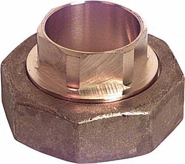 SCHLÖSSER Anschlussverschraubung 15mm für Kupferrohr Eingang: 1 1/2'' Abgang: 15mm