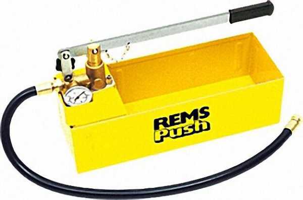REMS Hand-Druckprüfpumpe Rems Push für Wasser, Öl, Glycol Druckbereich bis 60 bar