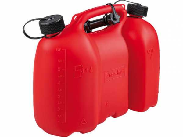 Doppelkanister Profi Kunststoff, 6+3,5l, rot 805000