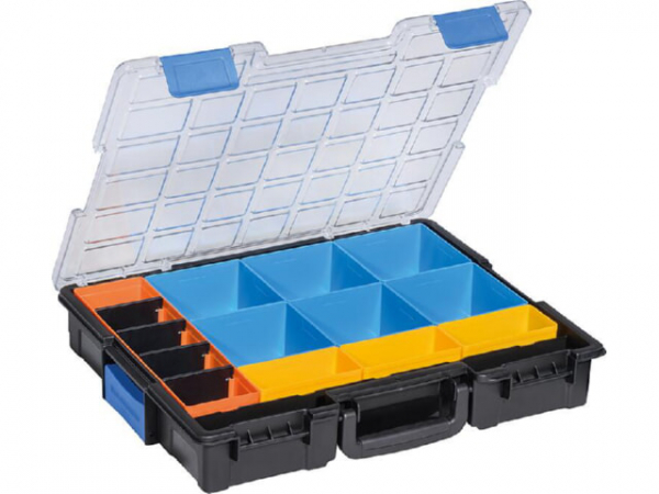 Kleinteilekoffer EuroPlus Pro >,K<,44.76/15, sw.