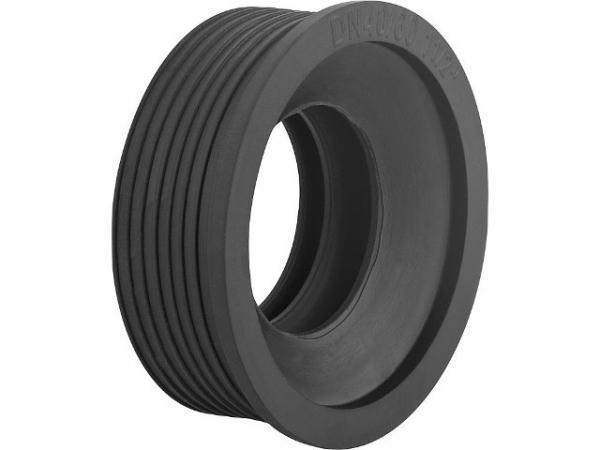 VALSIR Gummi-Manschette schwarz für PVC-Anschlussrohr D 59mm NW 40/60 für 1 1/2''
