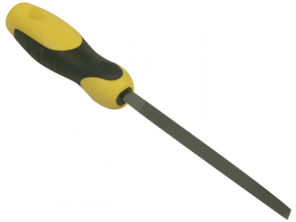 Stanley Dreikantfeile mit Heft, Hieb 2, 200 mm 0-22-462