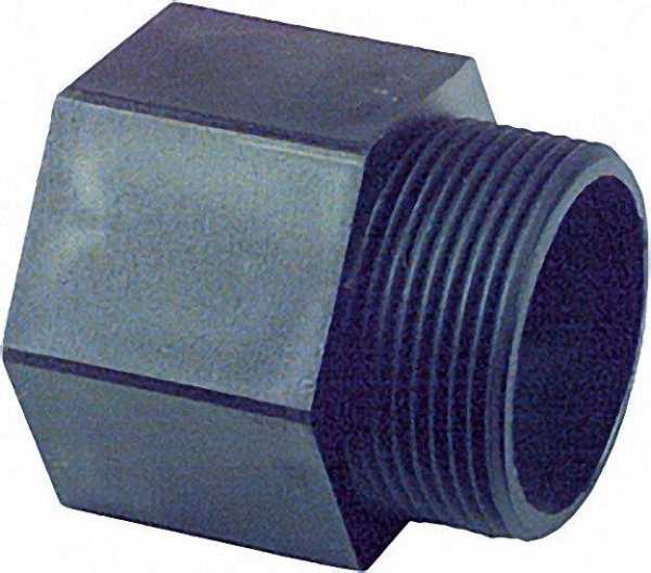 Anschluss-Stück aus Kunststoff KFK -AMG- 1 1/2'' DN 40