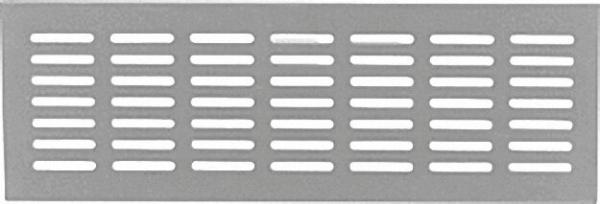 Lüftungsblech Alu 500x130mm Braun RAL 8022
