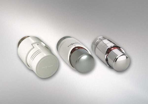 VIESSMANN 7568949 Thermostatkopf TRV 4, Farbe: Kopf und Sockel weiß