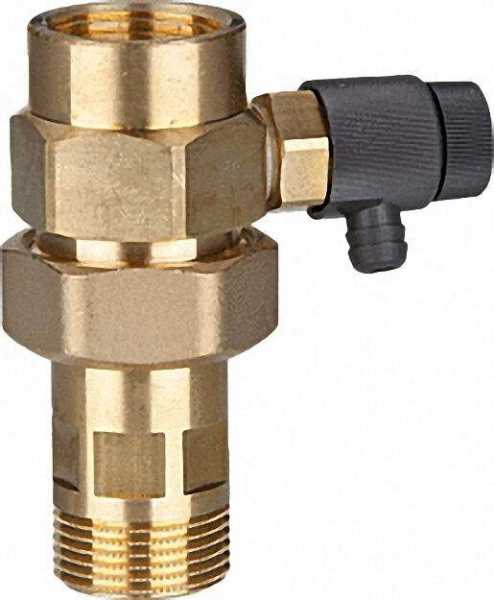 Absperrverschraubung mit Entleerung 3/4'' IGxAG