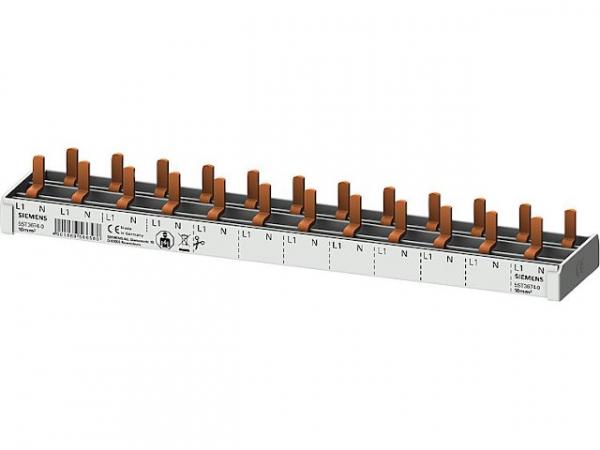 Stiftsammelschiene, 10mm² 1p/N für 12x AFDD-LS Siemens 5ST3674-0 (12TE)