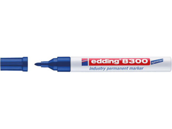 Permanentmarker Industrie Edding 8300 blau