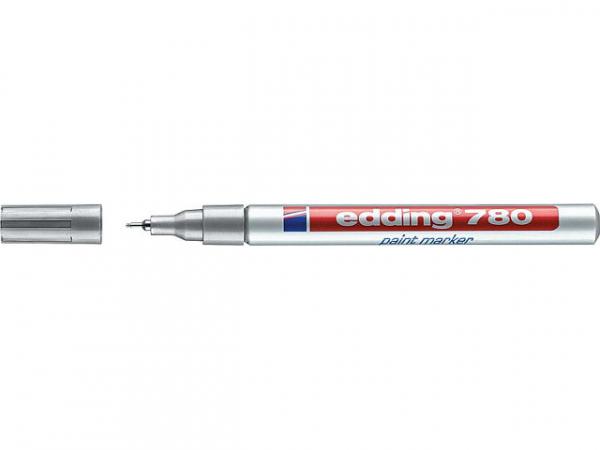 EDDING Lackmarker 780 weiß Strichbreite 0, 8mm Kunststoffspitze