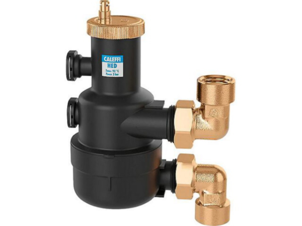 Hocheffizienz-Entlüfter Caleffi HED, 28 mm Klemmverschraubung